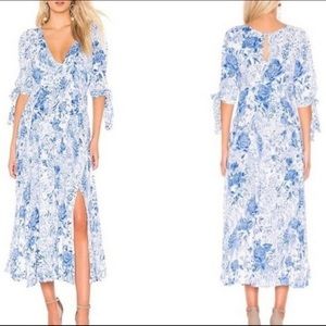 Free People Forever Always Midi Floral Dress